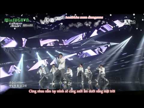 [Vietsub+Kara] 140410 MCountdown - Just One Day BTS