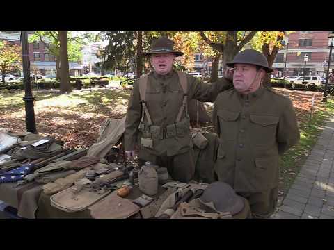 World War I U.S. Army Soldier Standard Issue Uniform, Rifle & Gear Demo