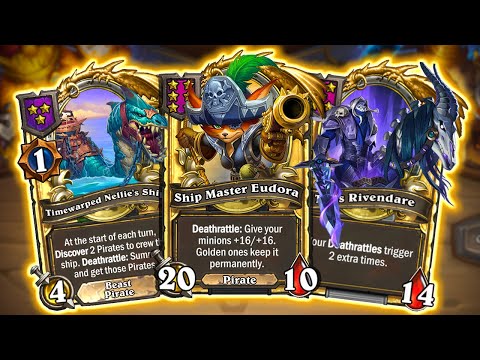 Wait a Minute... This WORKS?! Crazy SHIP Strategy | Hearthstone Battlegrounds