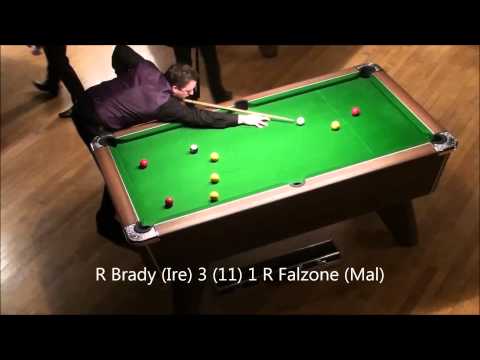 QTR Final Mens Malta 2014 Robert Brady vs M Falzone
