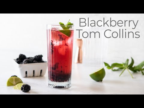 Blackberry Tom Collins