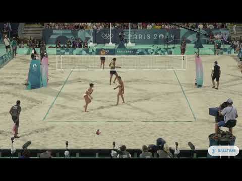 Gold: Ana Patrícia/Duda 2x1 Melissa/Brandie 2-1 (26-24, 12-21, 15-10)