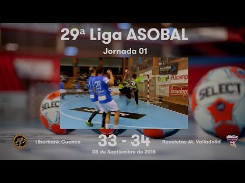 LIGA ASOBAL J01: Liberbank Cuenca - Recoletas At. Valladolid 33-34