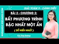 Toán lớp 9 Bài 2: Bất phương trình bậc nhất một ẩn - trang 35, 41 | Cánh diều