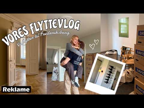 VLOG: Vi flytter ENDELIG til vores NYE LEJLIGHED!
