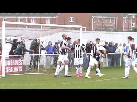 Market Drayton v Boro. Boro's Opening Goal Scored By Ben Haseley.