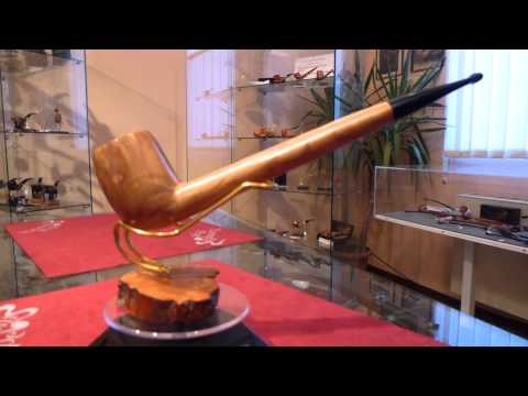 Pipa in olivastro canadian freehand - www.paronellipipe.it