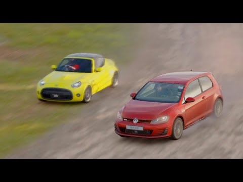 Thumbnail for Battle of the Budget Beasts: Golf GTI vs Toyota SFR Dirt Track Battle! GT Sport by Toyota, rall, Volkswagen, rally, Car