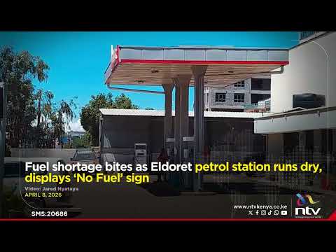 Fuel crisis bites as Eldoret petrol station runs dry, displays ‘No Fuel’ sign