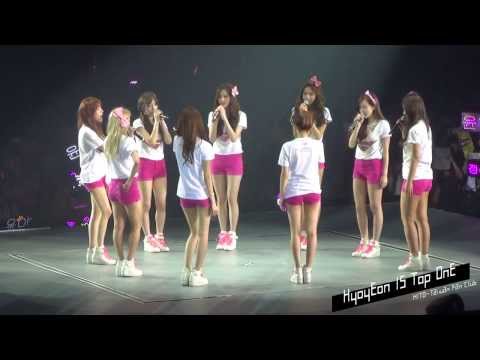 HITO Fancam - 효연(Hyoyeon) 131110 Into The New World in HK EXPO (GG 3rd concert tour)