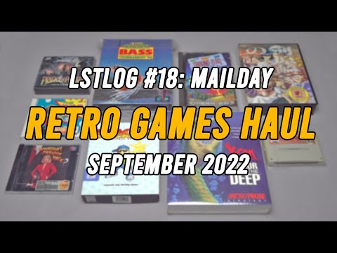 RETRO GAMES Neuzugänge 9/22: PC, Amiga, Sega CD, Super Famicom, CD-i, 3DO, X68000 (LSTlog #18) [4K]