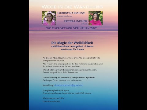 Die Magie der Weiblichkeit - Ein Abend von Frauen für Frauen