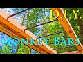 DIY How To Build Monkey Bars For Kids Swing Set