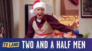 Alan’s Over-the-Top ‘Jingle Bell Rock’ | Two and a Half Men | TV Land