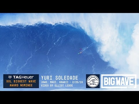 Yuri Soledade at Jaws - 2016 TAG Heuer XXL Biggest Wave Nominee - WSL Big Wave Awards