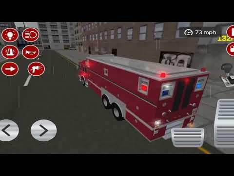American City Fire Rescue Truck Driving Simulator – Real City Firefighters Van