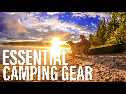Essential Backountry Camping Gear for Canoe Trips / Hiking - how to get started backcountry camping