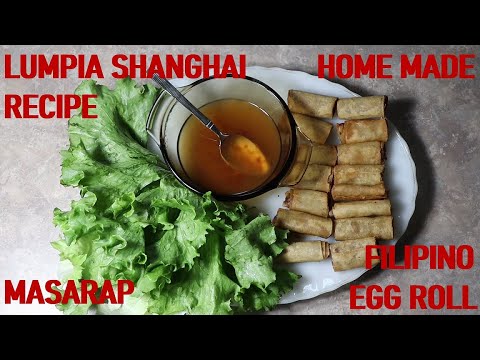 Chinese LUMPIANG SHANGHAI. Binondo Chinatown Chinese Eggroll. Easy Filipino Homecooked Recipe.