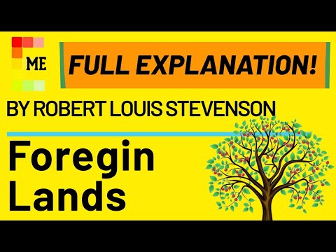Foreign Lands by Robert Louis Stevenson | Class 6th Poem
