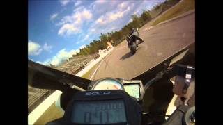 Blå C for sjov løb Anderstorp 16 Maj 2013 Bikepromotion gsxr 600