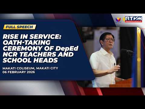 RISE in Service: Oath-taking Ceremony of DepEd NCR Teachers and School Heads (Speech)