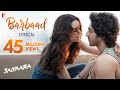 Lyrical | Barbaad Song | Saiyaara | Ahaan Panday, Aneet Padda | The Rish | Jubin Nautiyal