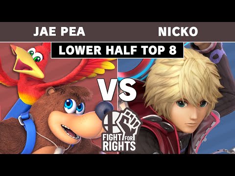 Fight for Rights West Coast - Jae Pea (Banjo & Kazooie) Vs Nicko (Shulk) Top 8 - Smash Ultimate
