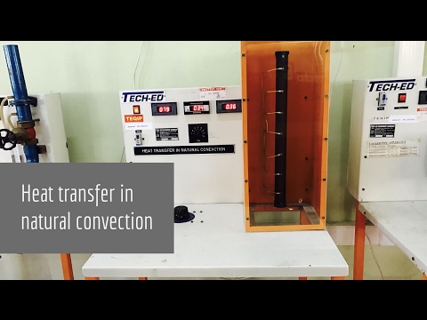 Heat transfer in natural convection - thermal lab experiment...