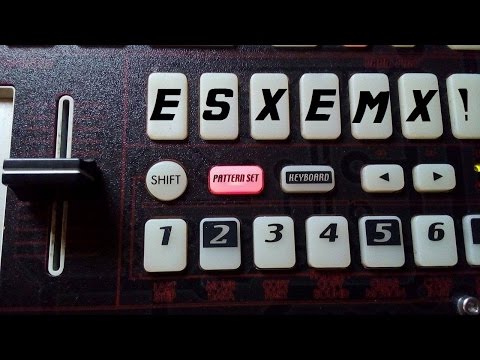 Korg Esx & Emx Tutorial Pattern set !!