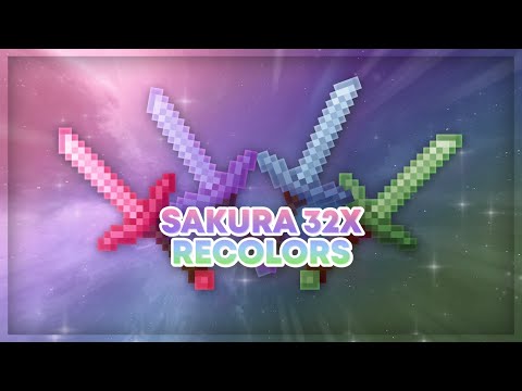Sakura 32x Recolors Pack Release 1.8.9 (Pastel PvP...