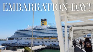 Carnival Firenze Embarkation Day | First Impressions & Boarding Experience