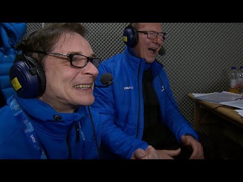 Szaranowicz and Babiarz comment on Kamil Stoch's "golden" jump
