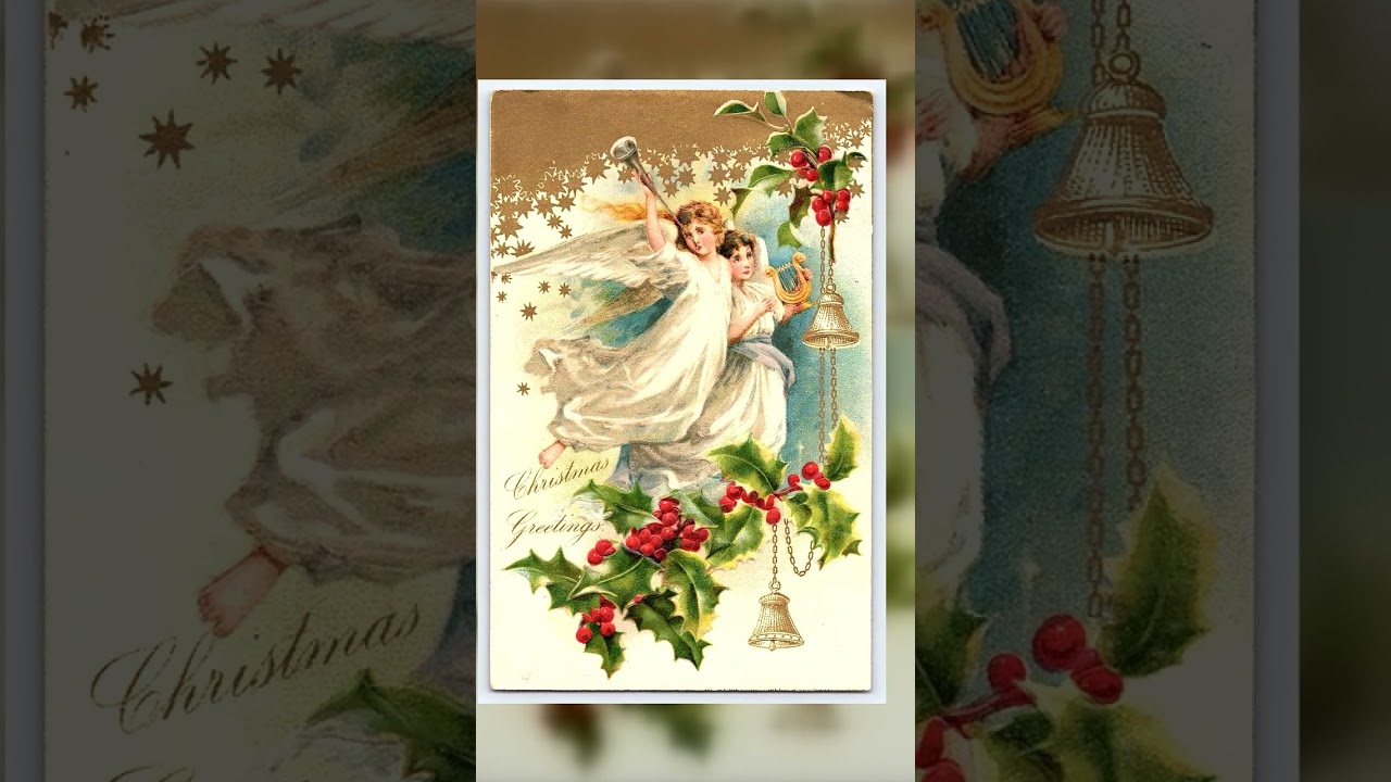 Christmas Greetings, Divided Back, Angels, South Dakota, 1907 Video