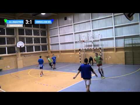 AA Zbąszynek - Gimnazjum nr 1 6:3 [2 kolejka - Szkolna Halowa Liga]