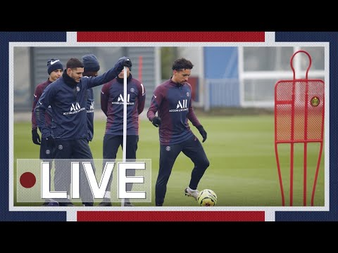 ⚽️ L'entraînement veille de Paris Saint-Germain - Olympique de Marseille  🔴🔵