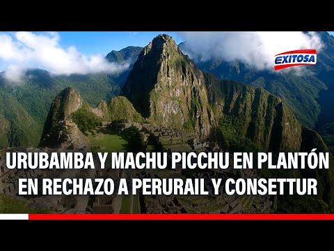 🔴🔵 Cusco: Urubamba y Machu Picchu en plantón preventivo en rechazo a PeruRail y Consettur