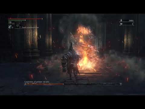 Bloodborne - Laurence, the First Vicar vs. Hunter Axe