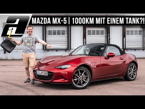 NEUER Verbrauchsrekord! | Mazda MX-5 Hypermiling (Skyactive G, 184PS) | 1000km mit EINEM Tank?!