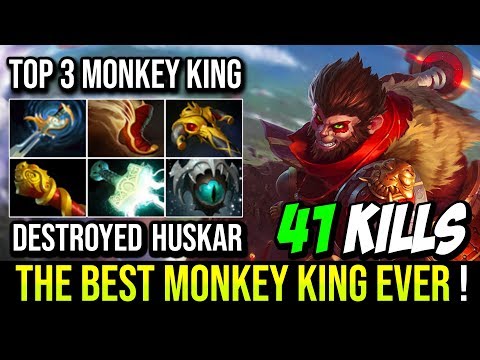 BEST MONKEY KING EVER 41KILLS IN 34MIN - Amazing Plays By Top 3 MK Costabile | Dota 2 FullGame
