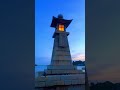 🌅✨ Magical Sunset at Tomonoura Lighthouse – Hiroshima, Japan ✨🌅#japan #shorts