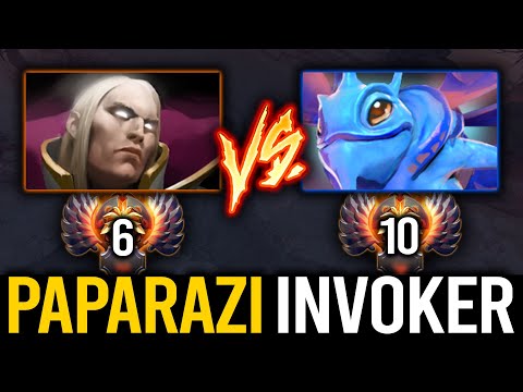 RANK 6 PAPARAZI INVOKER 8mins Necronomicon Against RANK 10 VG.Ori Puck Mid | Dota 2 Invoker