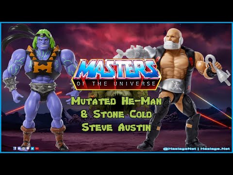 Crossovers!  MotU: Origins Turtles of Grayskull Mutated He-Man & WWE Steve Austin | HNE Toys