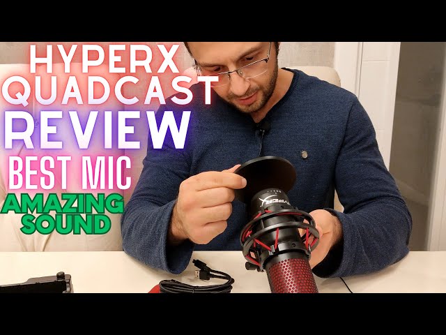 HyperX QuadCast HX MICQC BK Gaming & Streaming Mic Review/Test & HyperX vs Boya BY M1 vs Poco X3 Pro