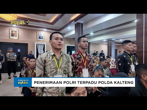 92 PESERTA LULUS SELEKSI AKHIR PENERIMAAN POLRI TERPADU DI POLDA KALTENG