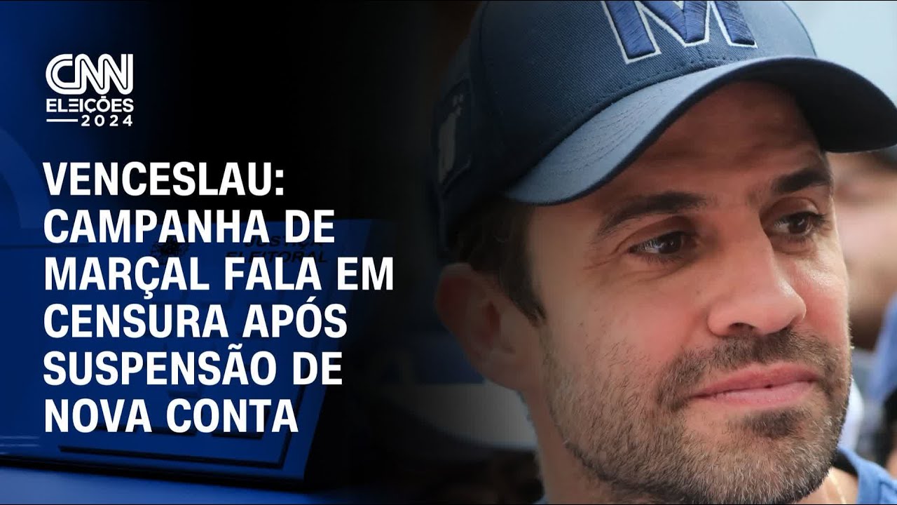 Venceslau: Campanha de Marçal fala em censura após suspensão de nova conta | CNN PRIME TIME