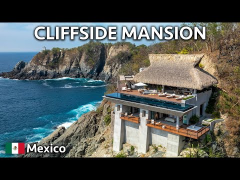 Touring a Stunning Cliffside Mansion Overlooking the Pacific Ocean!