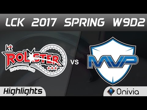 KT vs MVP Highlights Game 2 LCK Spring 2017 W9D2 KT Rolster vs MVP
