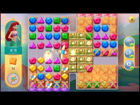 Disney Princess Majestic Quest Level 187 - NO BOOSTERS + FULL STORY 👸 | SKILLGAMING ✔️