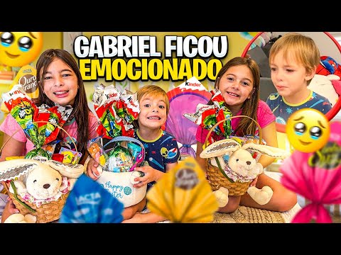 GABRIEL GOT EMOTIONAL DURING THE EASTER EGG HUNT *Did the bunny come?