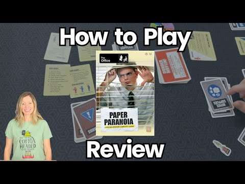 Paper Paranoia – The Office-Themed Social Deduction Game! | Board Game Review